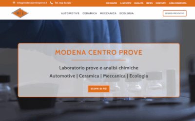 Online il nuovo sito di Modena Centro Prove: tecnologia e precisione al servizio dell’industria