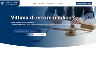 Online il nuovo sito web di Lex Malasanità per supportare le vittime di casi di malasanità